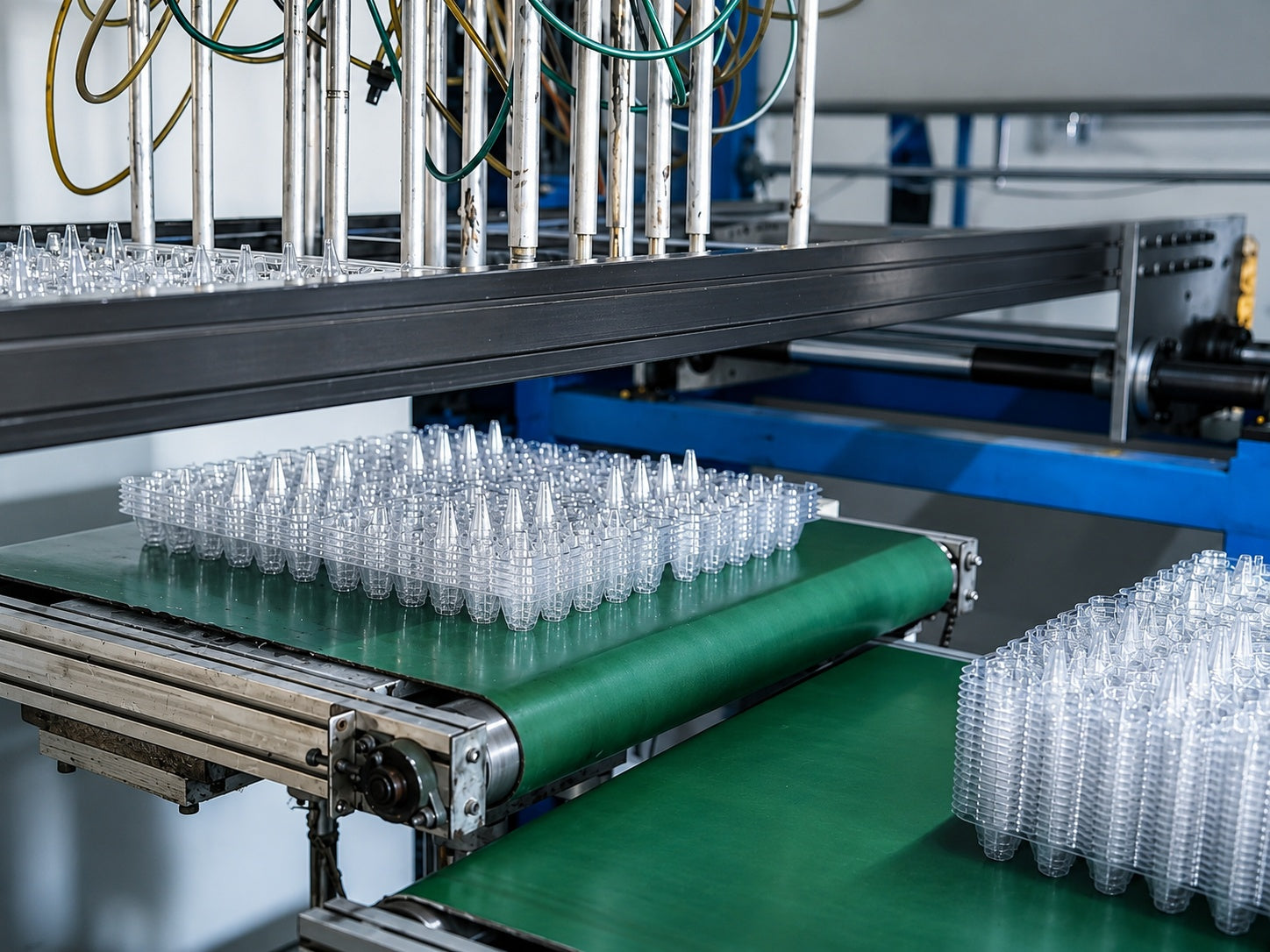 Transparent Plastic Egg Trays Produced by Automatic Equipment
