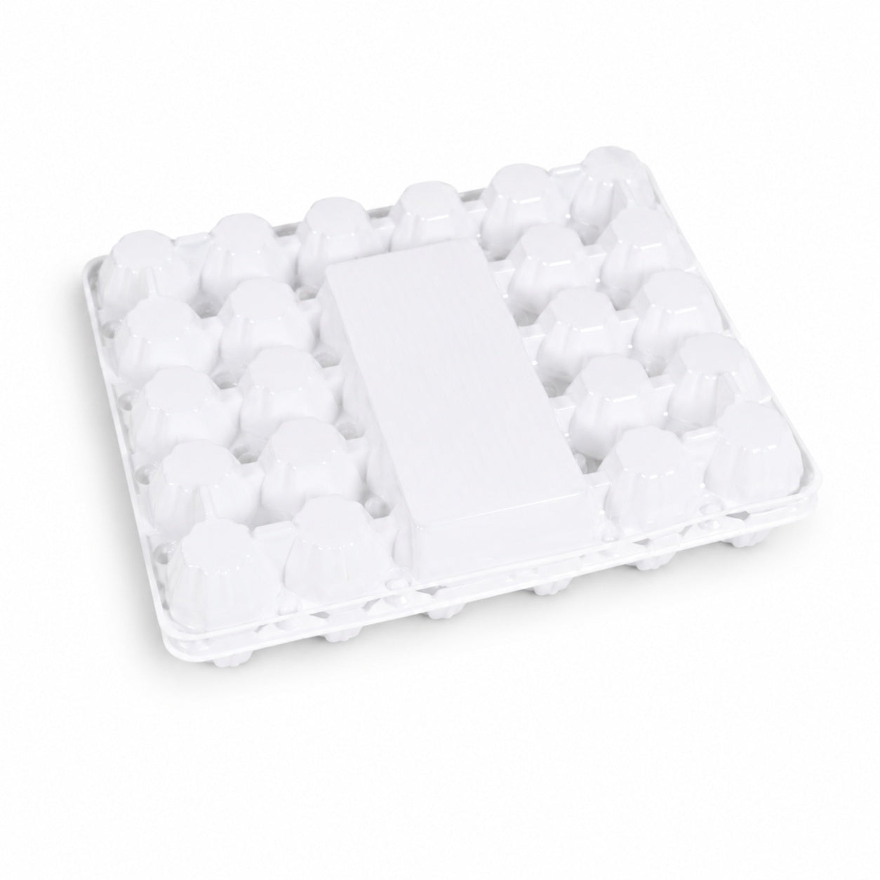 30 colored egg trays