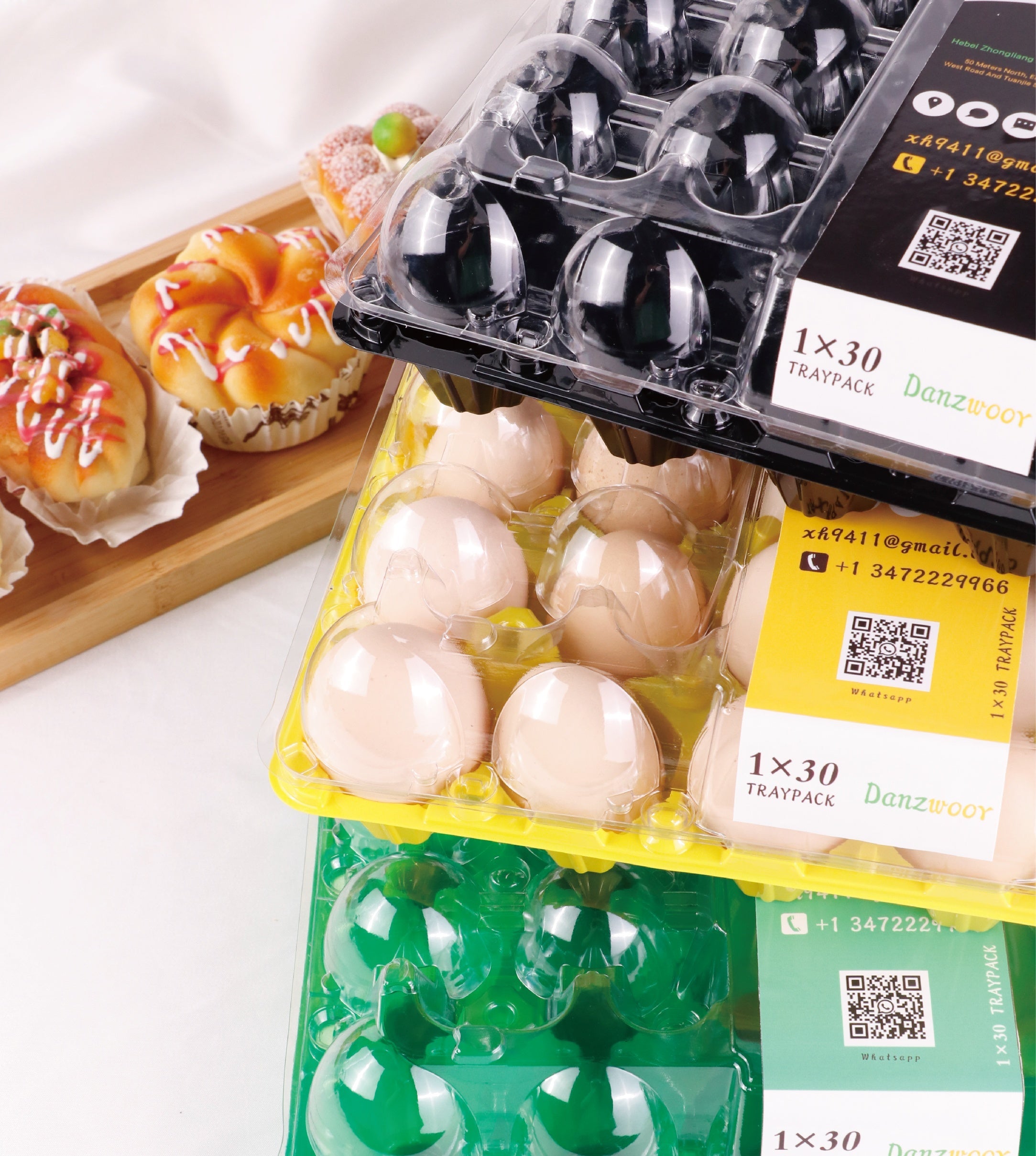 Colored Egg Trays