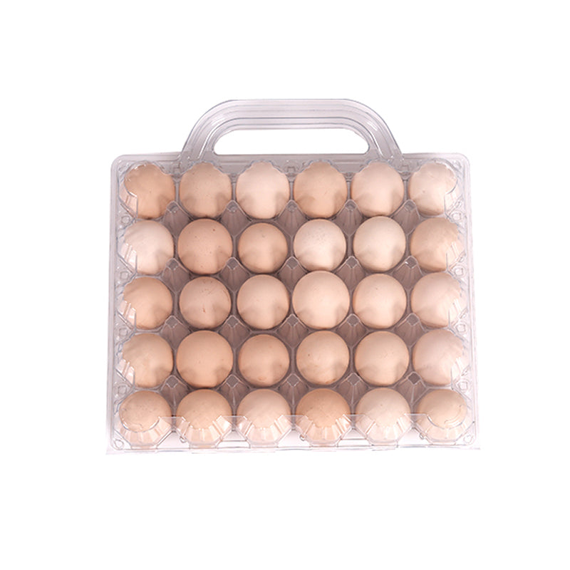 30 medium-sized portable egg trays